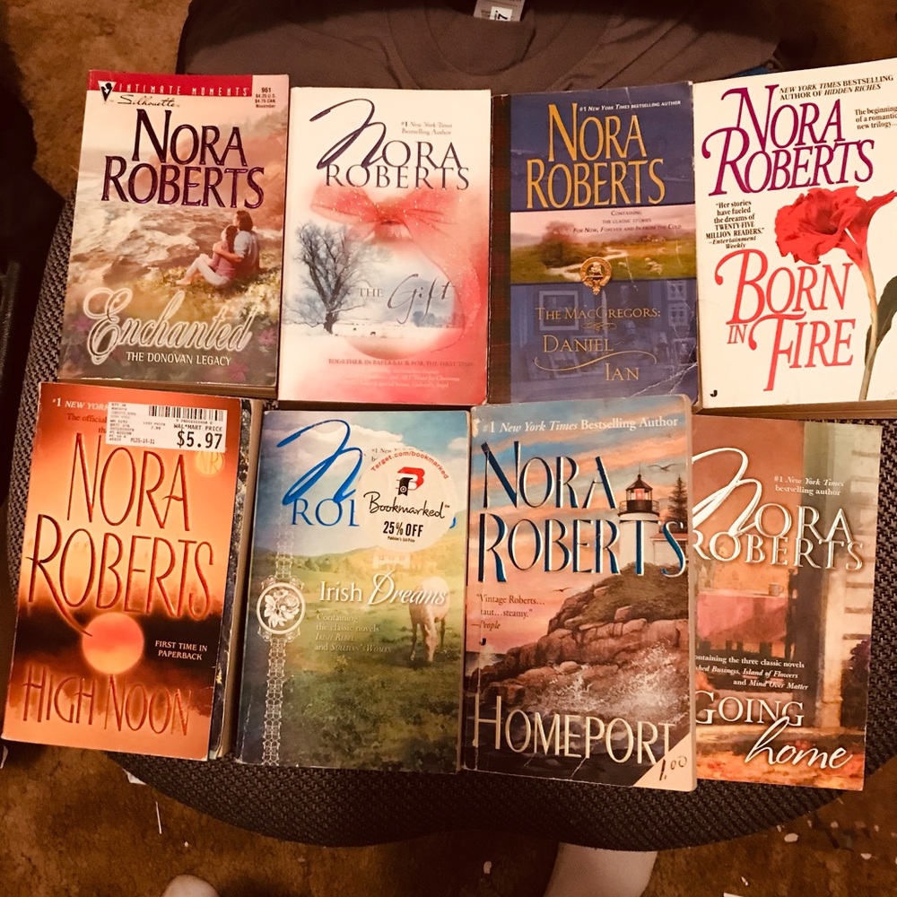 Nora Robert’s paperback books